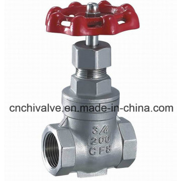 Stainless Female Thread Gate Valve Stainless Steel